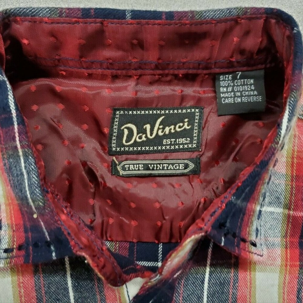 'Davinci" Boys Button Down Long Sleeve Shirt NWT